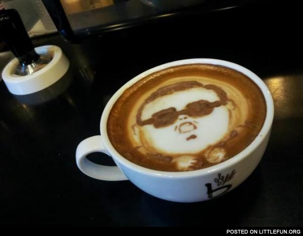 Gangnam cappuccino style)