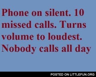 Phone on silent