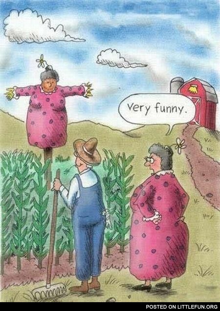 Scarecrow and clothes