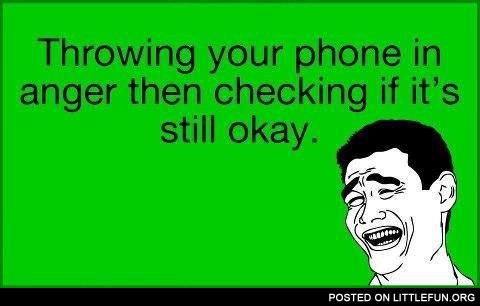 Throwing your phone