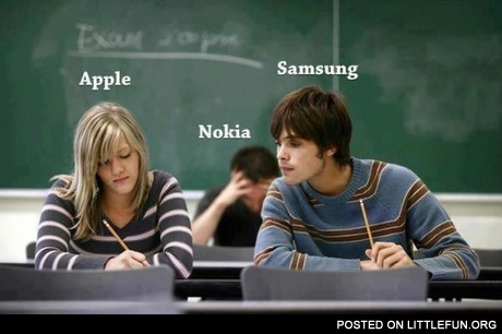 Apple Nokia Samsung