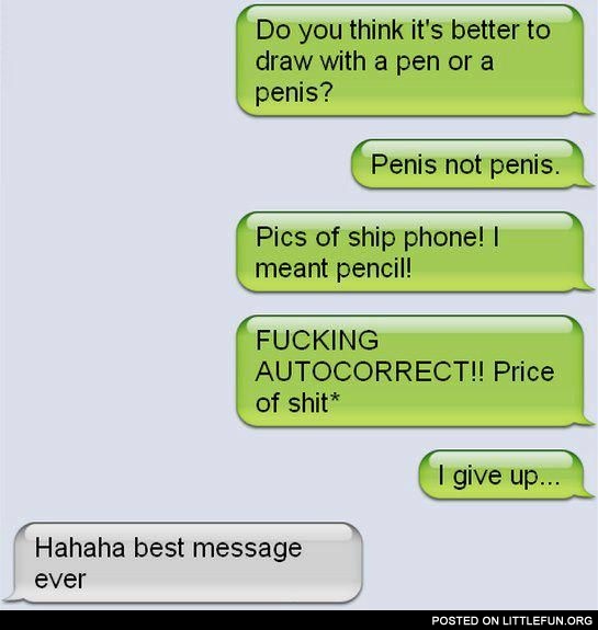 Cell phone and autocorrect