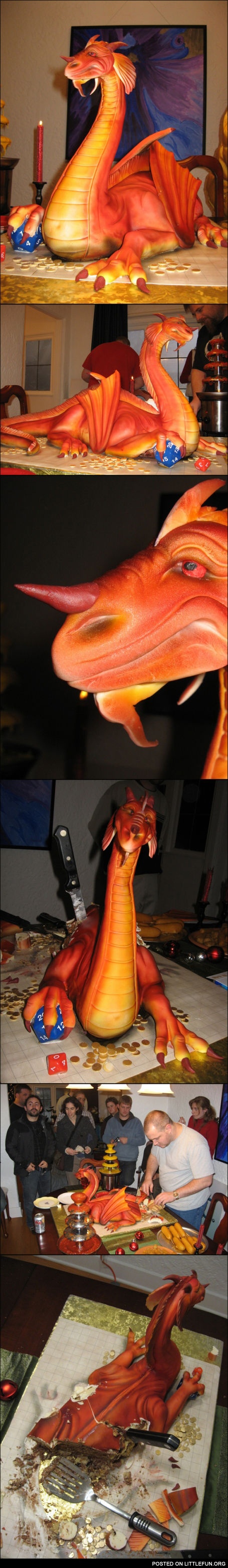 Dragon cake