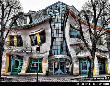 Crazy house in Poland