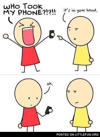 My phone?!