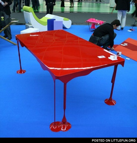 Unusual table design