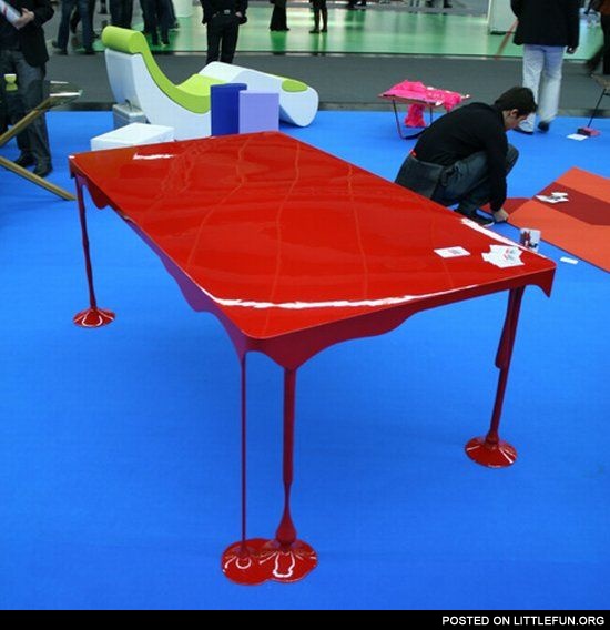 Unusual table design