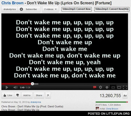 Chris Brown Lyrics