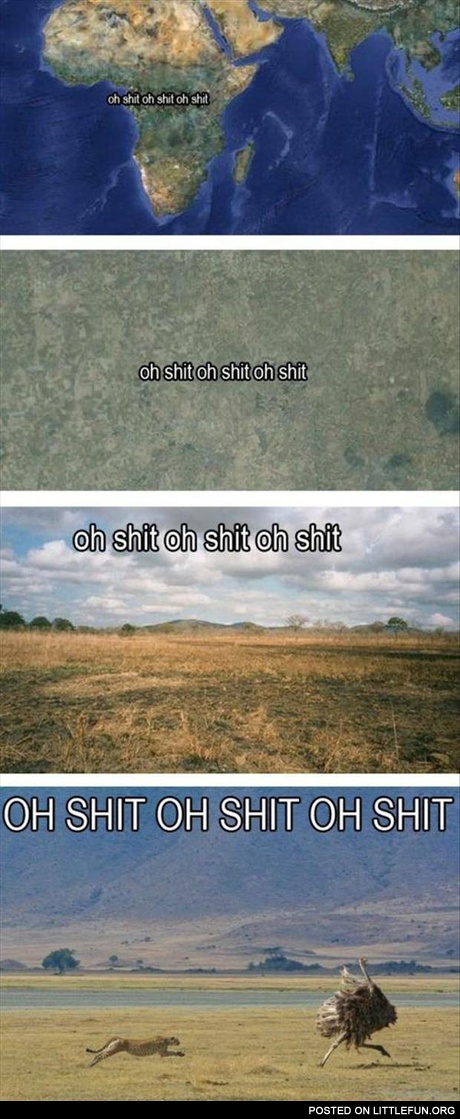 Oh sh*t, oh sh*t, oh sh*t!