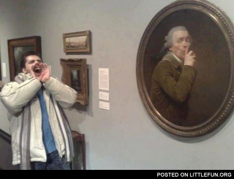 At the museum