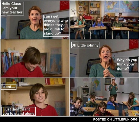 Hello class, I am your new teacher