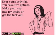 Dear extra body fat