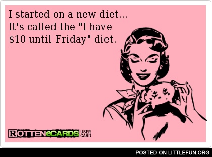 I started on a new diet