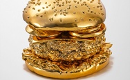 Golden hamburger