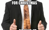 New tie for Christmas