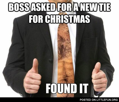 New tie for Christmas