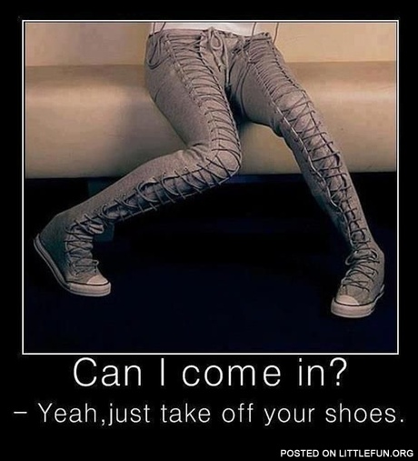 Just take off your shoes
