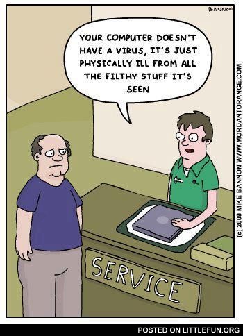 Your computer doesn't have a virus