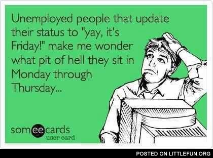 Unemployed people