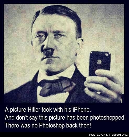 Hitler and his iPhone