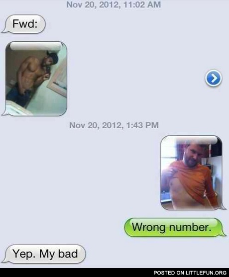 Wrong number
