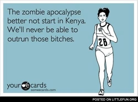 The zombie apocalypse start