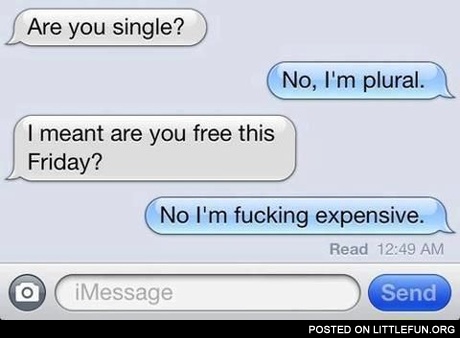 Are you single?