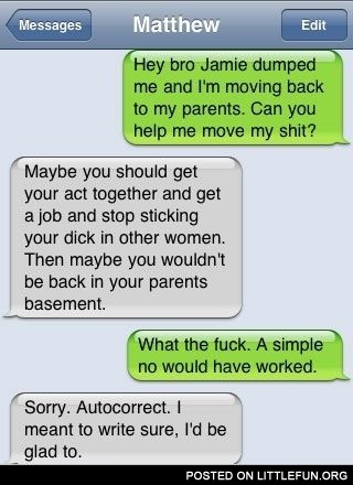 Sorry. Autocorrect.