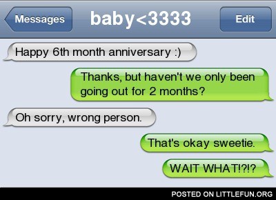 Happy 6th month anniversary