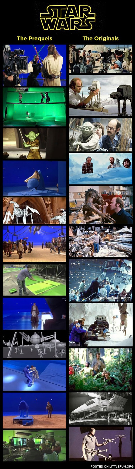 Star Wars: The prequels and the originals