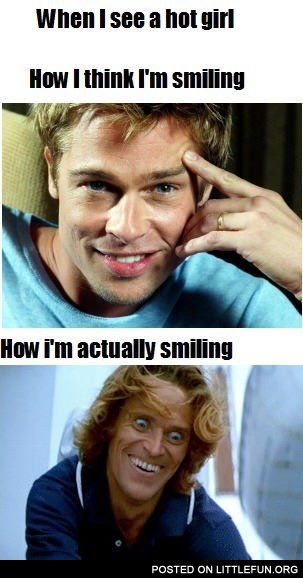 When I see a hot girl