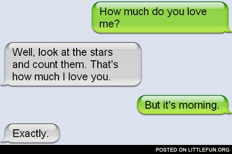 How much do you love me?