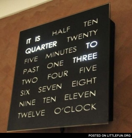 Awesome clock