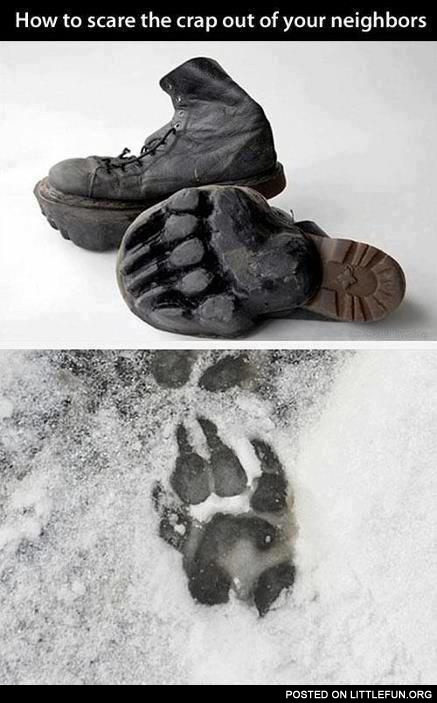 Animal Footprint Shoes by Maskull Lasserre