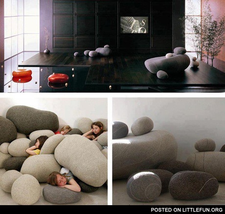 Stone pillows