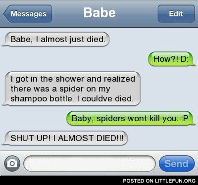 I almost just died