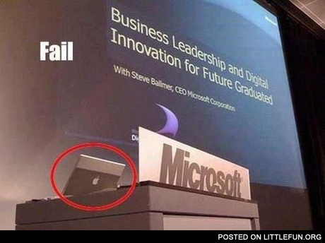 Wrong laptop