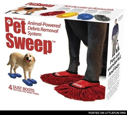 Pet Sweep dust boots
