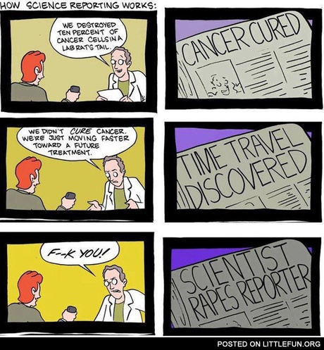 How science reporting works