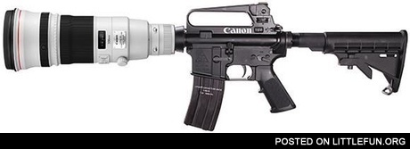 Canon camera gun