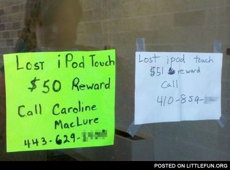 Lost iPod Touch