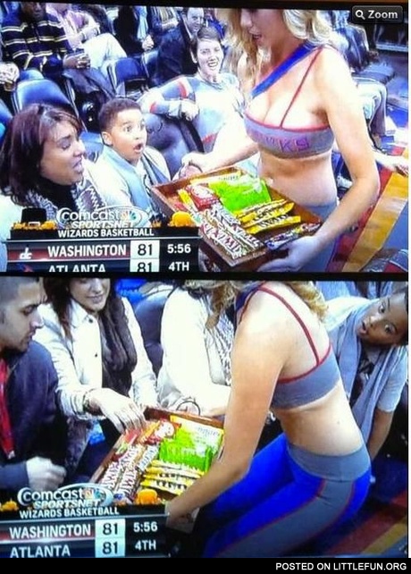 Staring kid