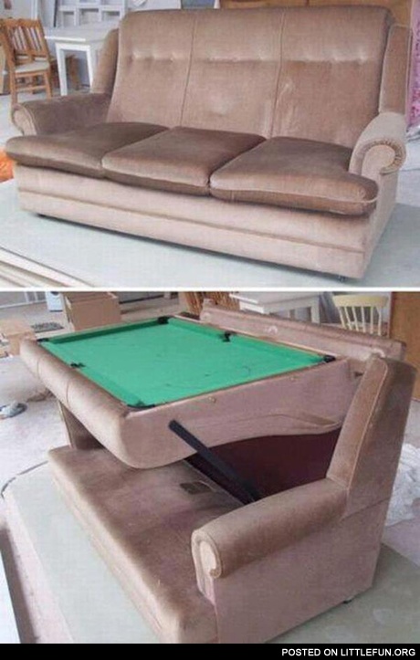 Billiards sofa