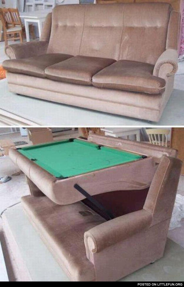 Billiards sofa