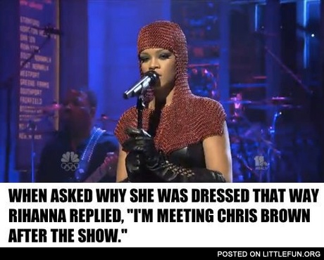 Heavy dress by Rihanna