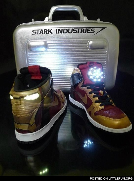 Nike Dunk High "Ironman" by More Than Art To Wear