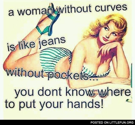 Jeans without pockets