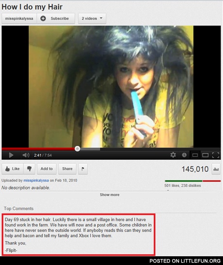 Nice hairstyle