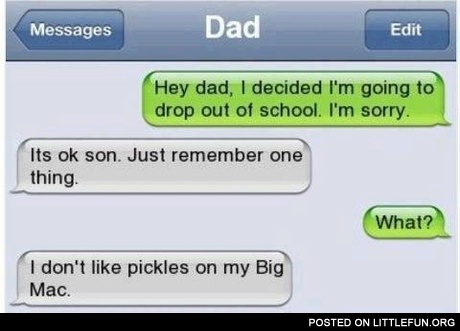 Daddy don't like it