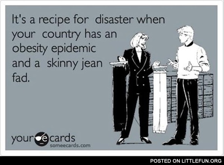 Skinny jeans in your country